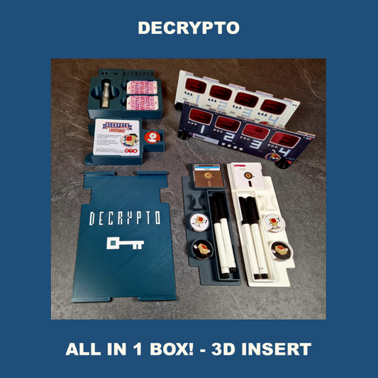 DECRYPTO 5th ANNIVERSARY - Insert (inkl. 3D Standfüßen)
