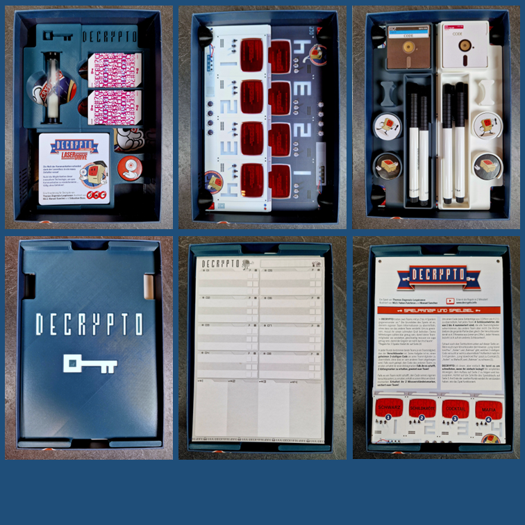 DECRYPTO 5th ANNIVERSARY - Insert (inkl. 3D Standfüßen)