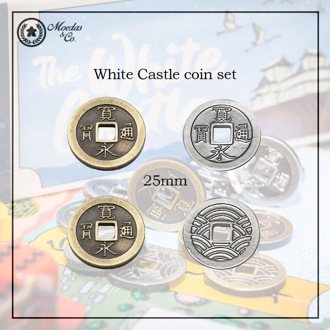 THE WHITE CASTLE - Metallmünzen Set