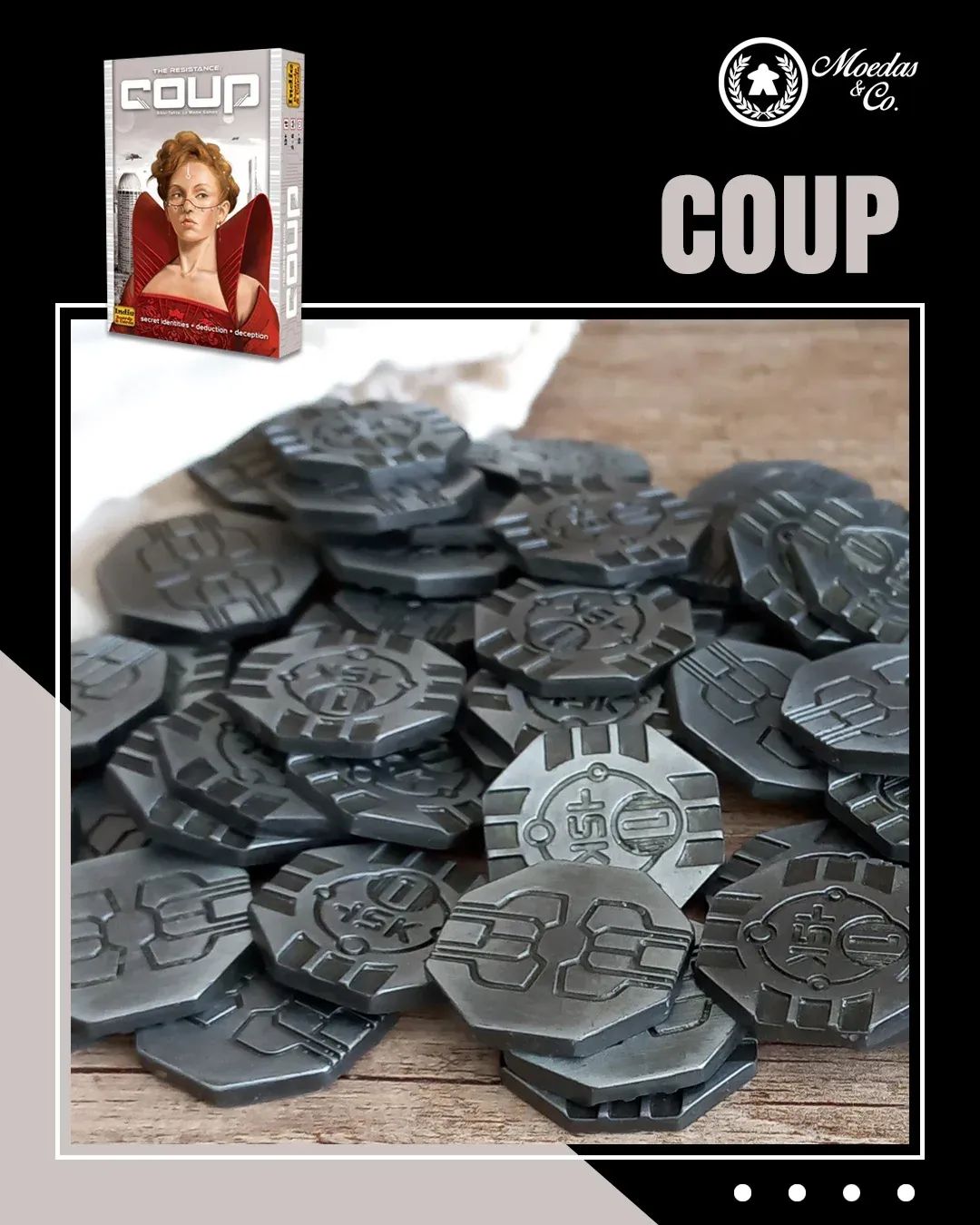 COUP - Metallmünzen Set