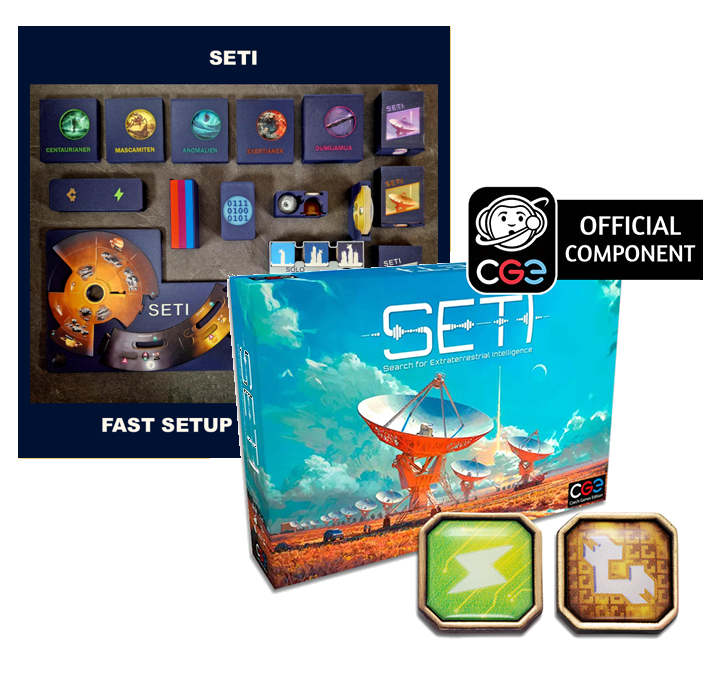 BUNDLE - SETI - Insert & Metallmünzen