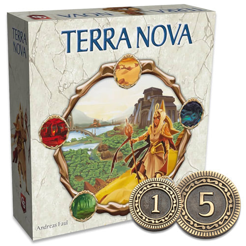 TERRA NOVA - Metallmünzen Set