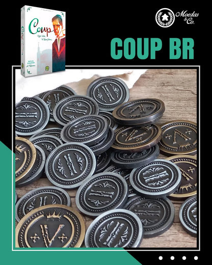 COUP (BR edition) - Metallmünzen Set
