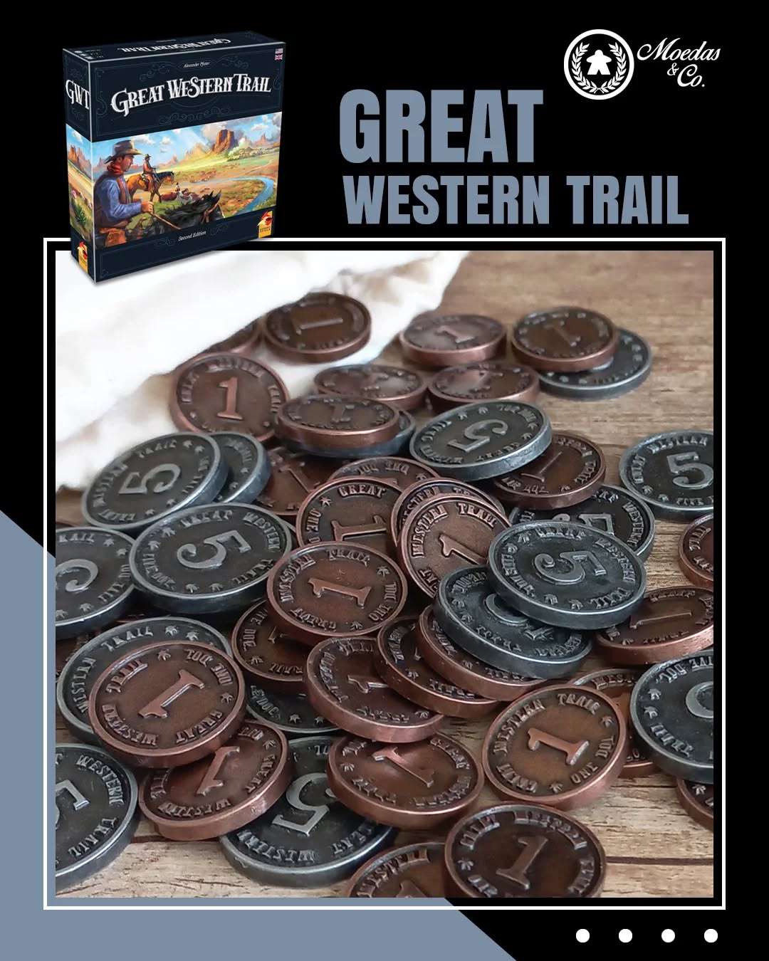GREAT WESTERN TRAIL NEUSEELAND - Metallmünzen Set
