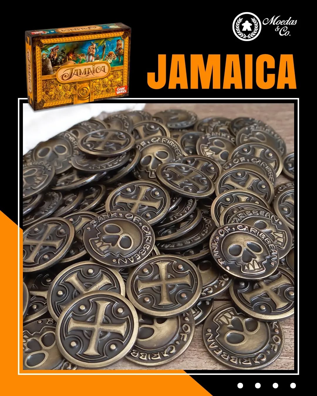 JAMAICA - Metallmünzen Set