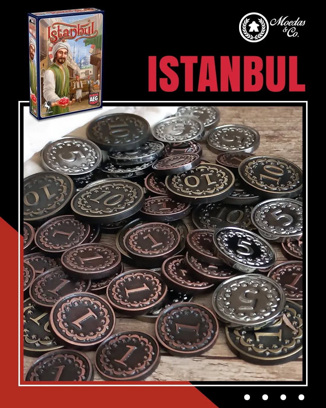ISTANBUL - Metallmünzen Set