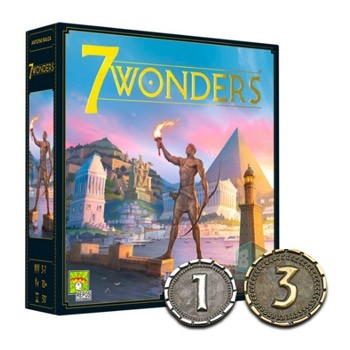 7 WONDERS (2. EDITION) - Metallmünzen Set