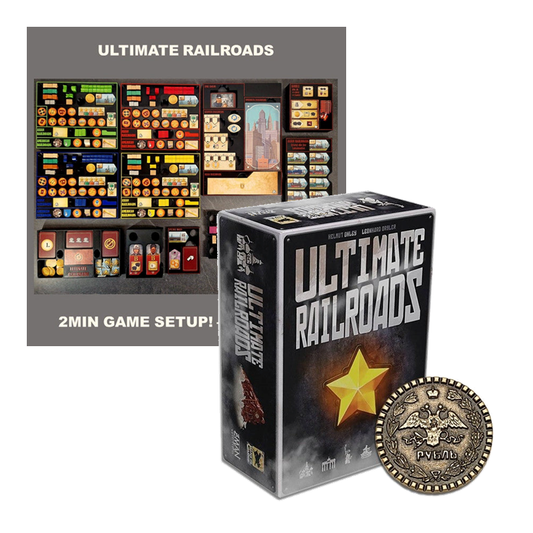 BUNDLE - ULTIMATE RAILROADS - Insert & Metallmünzen