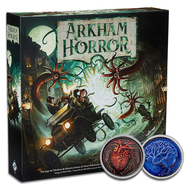 ARKHAM HORROR 3. EDITION - Metallmünzen Set (Token)