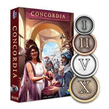 CONCORDIA - Metallmünzen Set