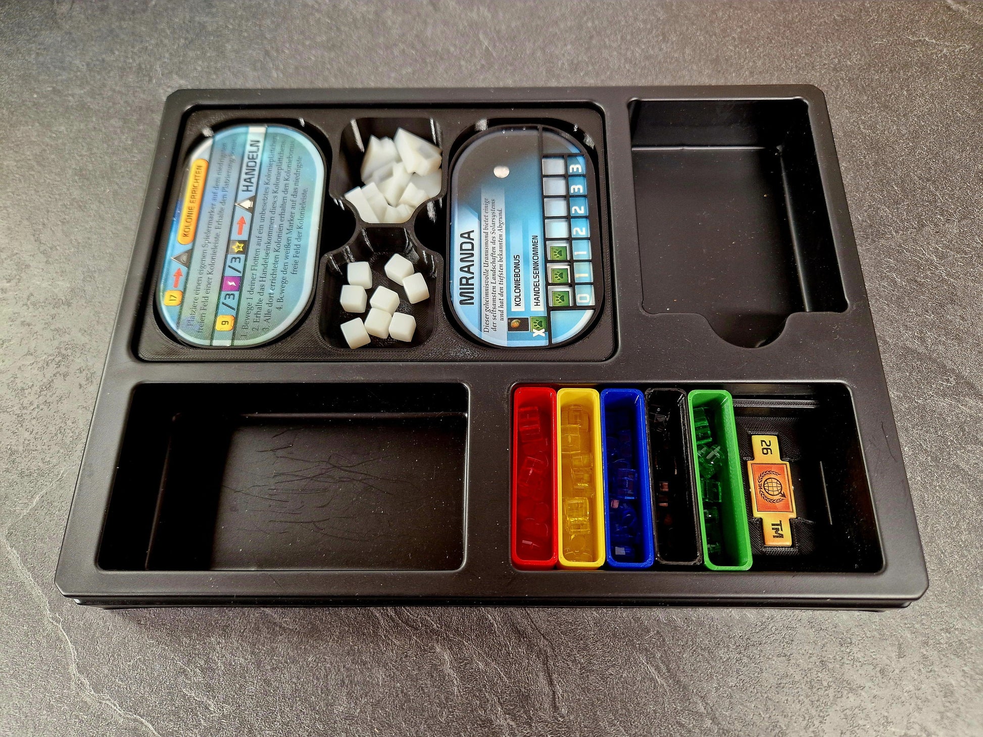 TERRAFORMING MARS Big Box Einsatz Verbesserungen (Insert, Inlay, Organizer)