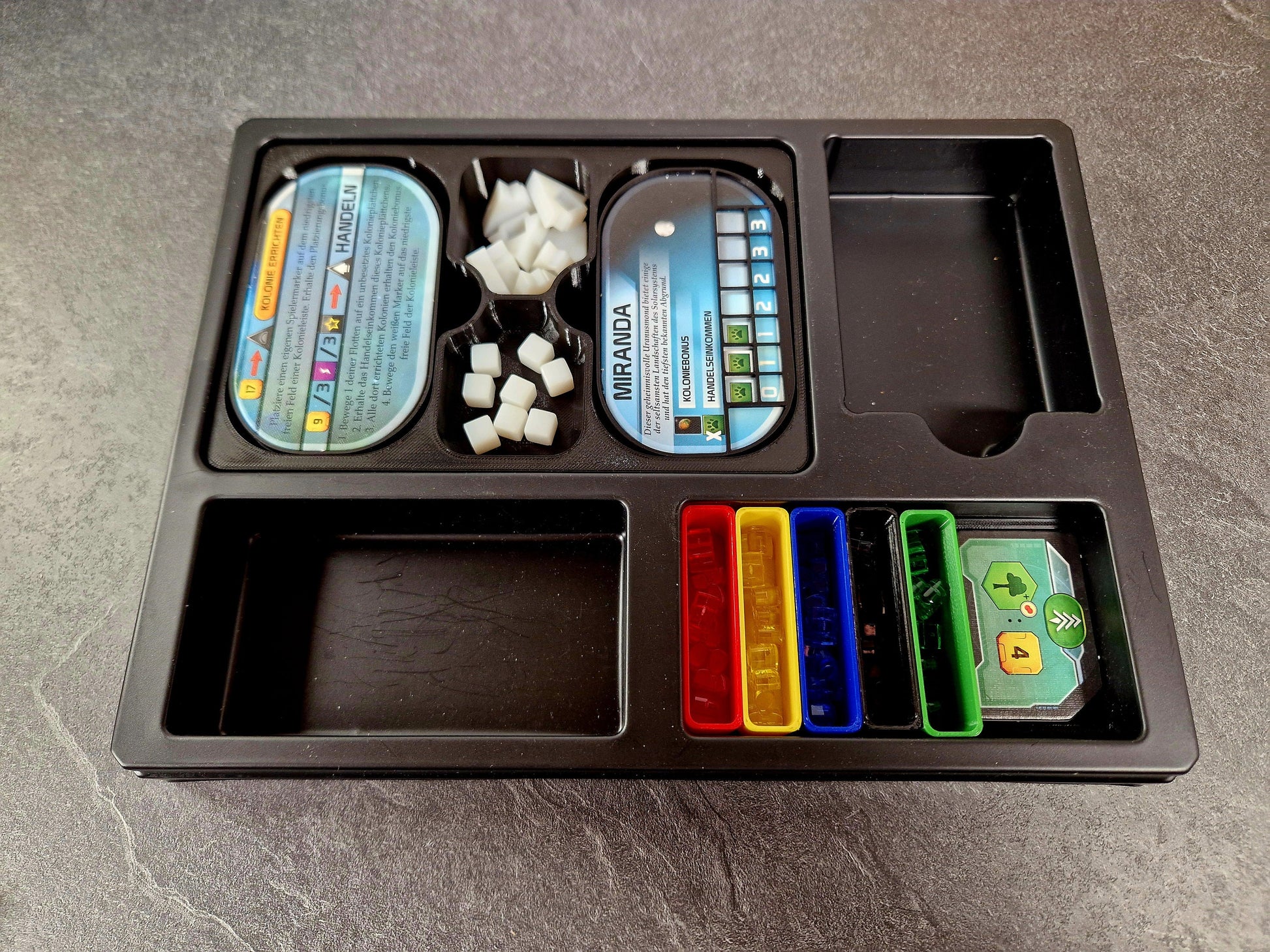 TERRAFORMING MARS Big Box Einsatz Verbesserungen (Insert, Inlay, Organizer)