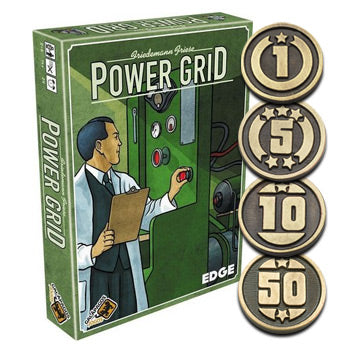 POWER GRID - Metal Coin Set