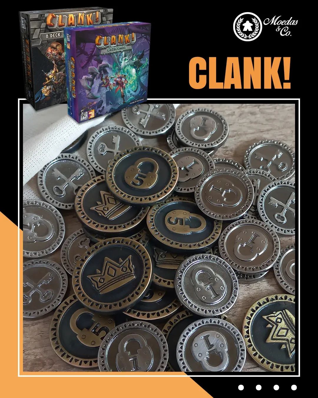 CLANK! / KLONG! - Metallmünzen Set