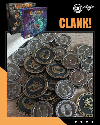 CLANK! / KLONG! - Metallmünzen Set