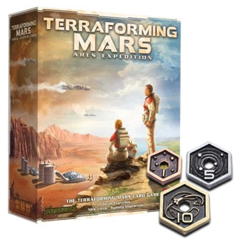 TERRAFORMING MARS ARES EXPEDITION - Metallmünzen Set